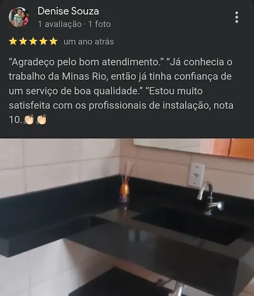 Avaliação Google — cliente 4